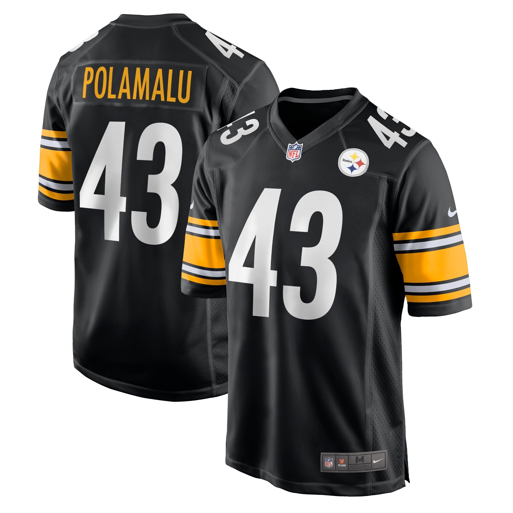 Nike Pittsburgh Steelers No43 Troy Polamalu Olive/Camo Men's Stitched NFL Limited 2017 Salute To Service Jersey